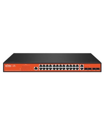 Commutateur PoE 24GE+4Combo SFP Full Giga 802.3af/at avec 24 ports PoE france