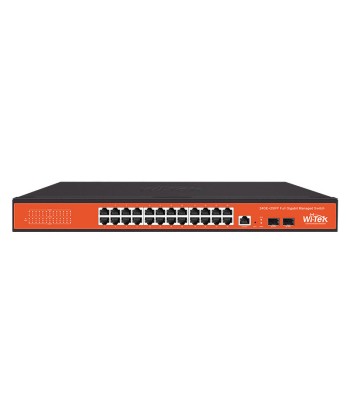 Commutateur Ethernet géré par SNMP Full Giga de liaison montante 24GE+2SFP soldes