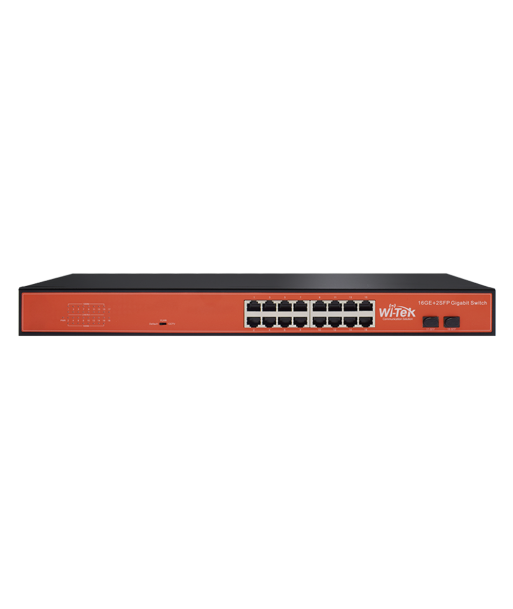 Commutateur Ethernet montable en rack Full Giga 16GE+2SFP des créatures d'habitude