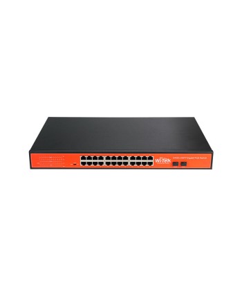 Commutateur PoE 24GE+2SFP Full Giga 802.3af/at avec 24 ports PoE vente chaude votre 