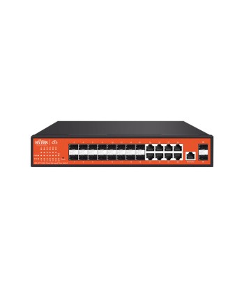 Commutateur d'agrégation de fibres géré Cloud L2 18SFP+8GE sur le site 