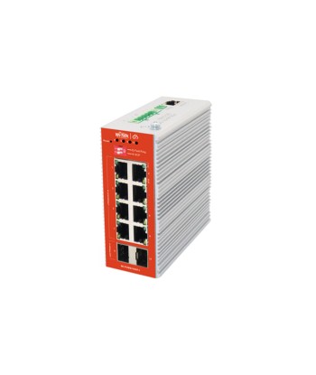 Switch Cloud industriel 8 ports PoE+ 10/100/1000 Base-T et 2 SFP Base-X 2×1000 Fin de série