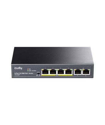 6 ports PSE 10/100 M x RJ-45 avec 4 ports POE Switch de bureau non géré livraison et retour toujours gratuits