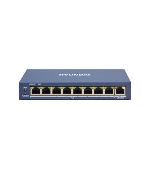 Switch intelligent PoE 8 ports RJ45 PoE100 Mbps Livraison rapide