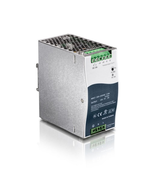 ALIMENTATION DIN ENT100-240VAC 50/60Hz.OUT 48DC/240W pas cher 