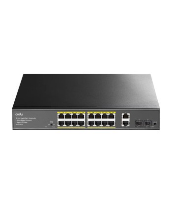 Switch PoE+ Gigabit 16 ports avec 2 ports Gigabit de liaison montante et 2 emplacements SFP Gigabit 200 W Les magasins à Paris