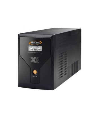 Infosec X3 EX LCD USB 1600 alimentation d'Ã©nergie non interruptible InteractivitÃ© de ligne 1,6 kVA 4 sortie(s) CA france