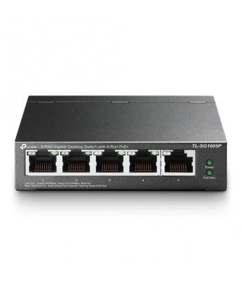 TP-LINK TL-SG1005P - Switch de bureau 5 ports Gigabit avec 4 ports PoE ouvre sa boutique