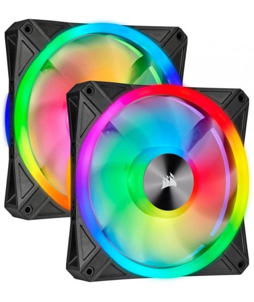 CORSAIR ICUE QL140 RGB Pack de 2 Fin de série