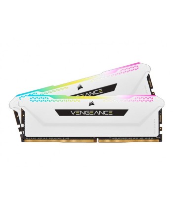 CORSAIR VENGEANCE RGB PRO D4 3600 32G (2x16G) CMH32GX4M2D3600C18W BLANC online