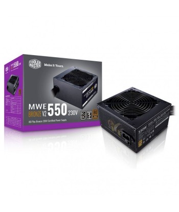 COOLER MASTER MWE 550W V2 - 80+ BRONZE - 550 WATTS le concept de la Pate a emporter 