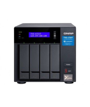 QNAP TVS-472XT-i3-4G Serveur NAS 4 Baies les ctes