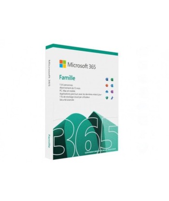 MICROSOFT 365 Family 32/64Bits 1Ã 6 Utilisateurs 1an - Boite 2024