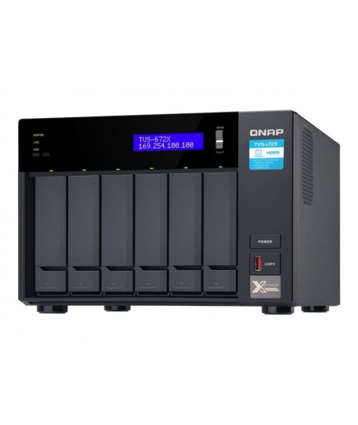 QNAP TVS-672X-i5-8G Serveur NAS 6 Baies paiement sécurisé