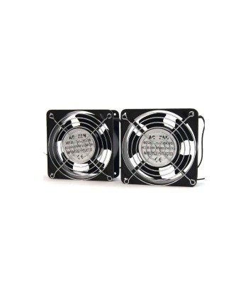 VENTILATEUR DOUBLE 12 CM POUR ARMOIRE RACK shop